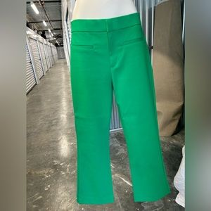 Zara green cropped pants M